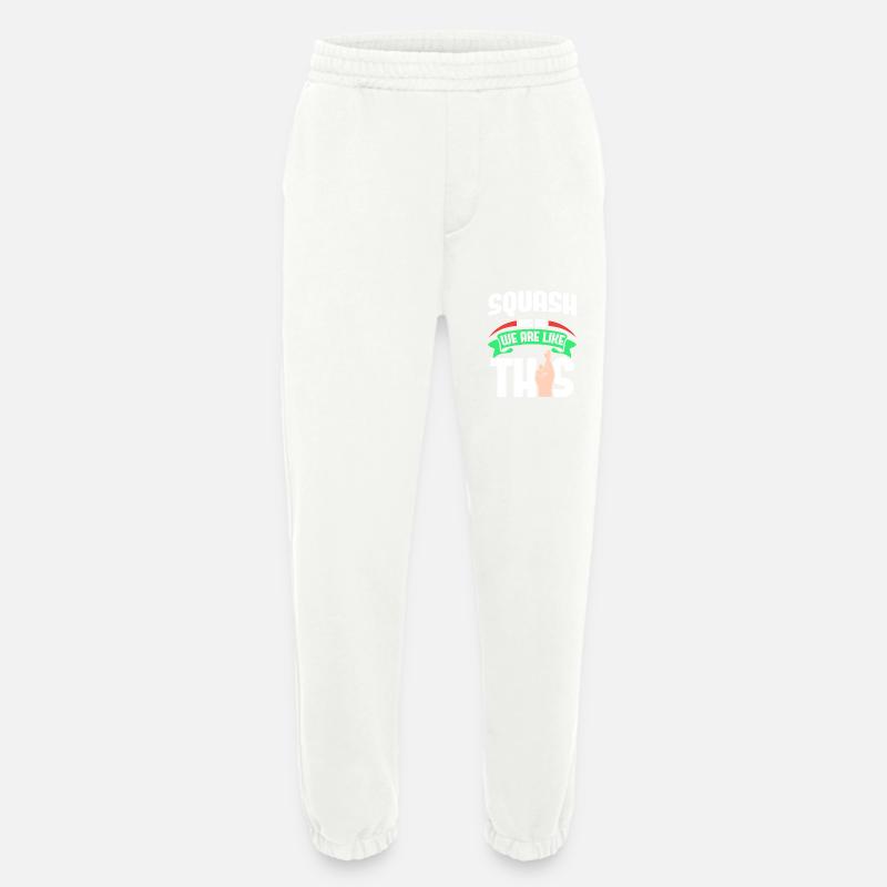 Squash Me sont comme - Pantalon de jogging bio épais fabriqué en UE - OFF WHITE