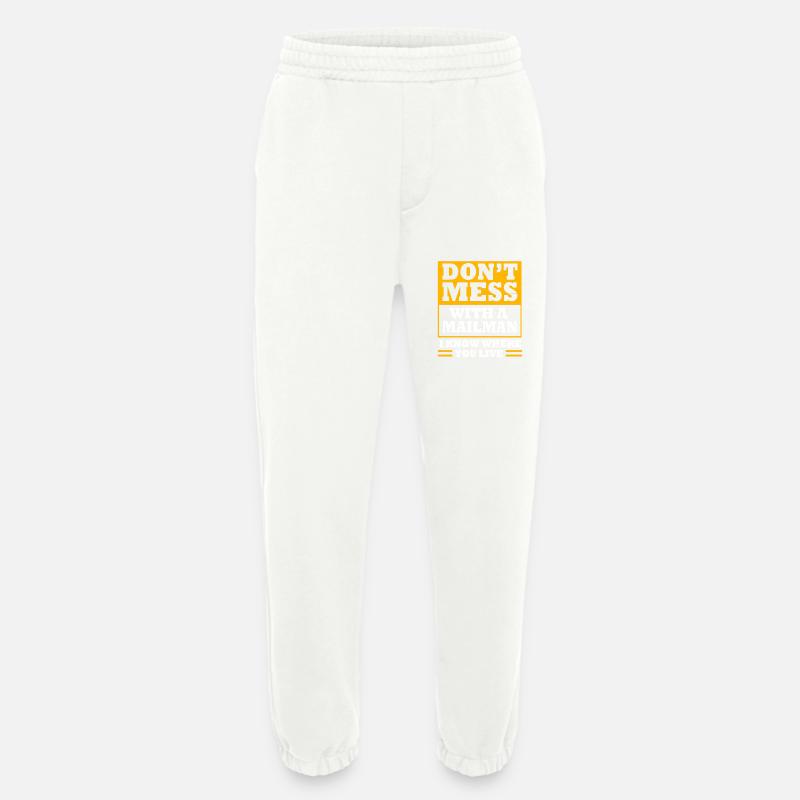 Postbote - Heavyweight Jogginghose - made by SPREAD  - OFF WHITE