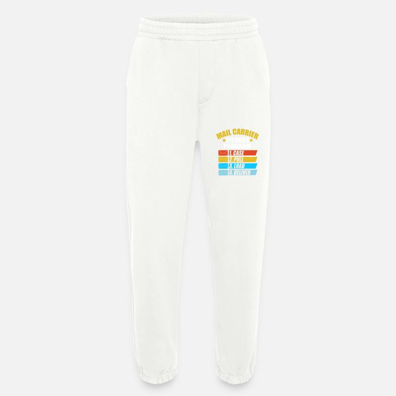 Postbote - Heavyweight Jogginghose - made by SPREAD  - OFF WHITE