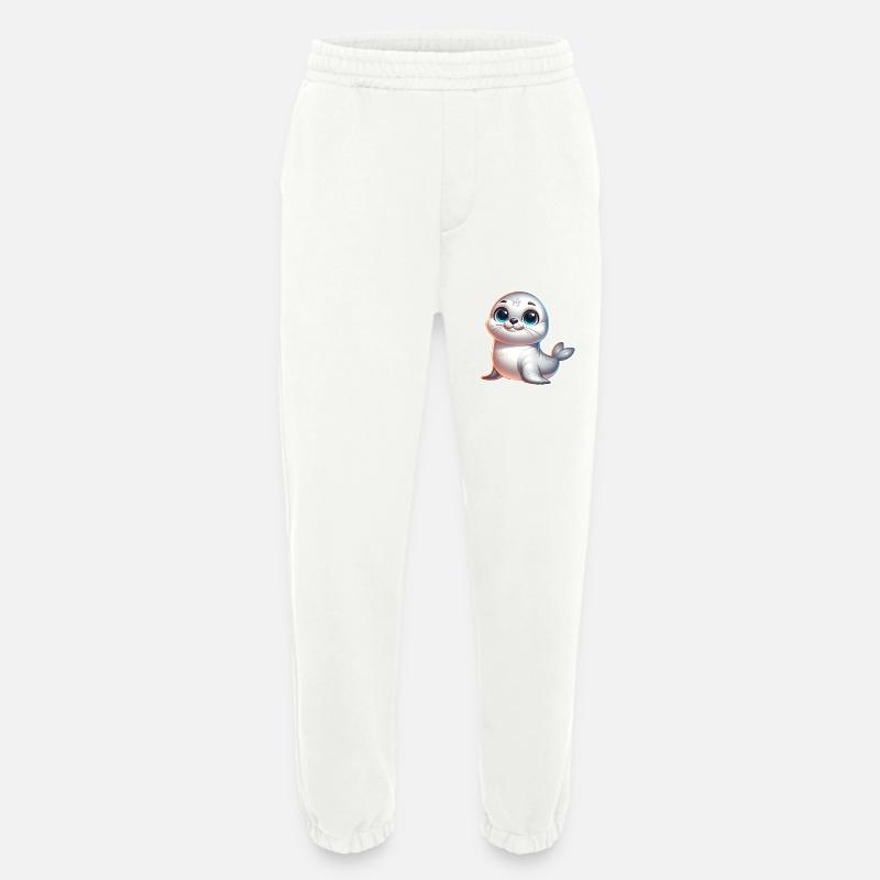 Robbe Seehund - Heavyweight Jogginghose - made by SPREAD  - OFF WHITE