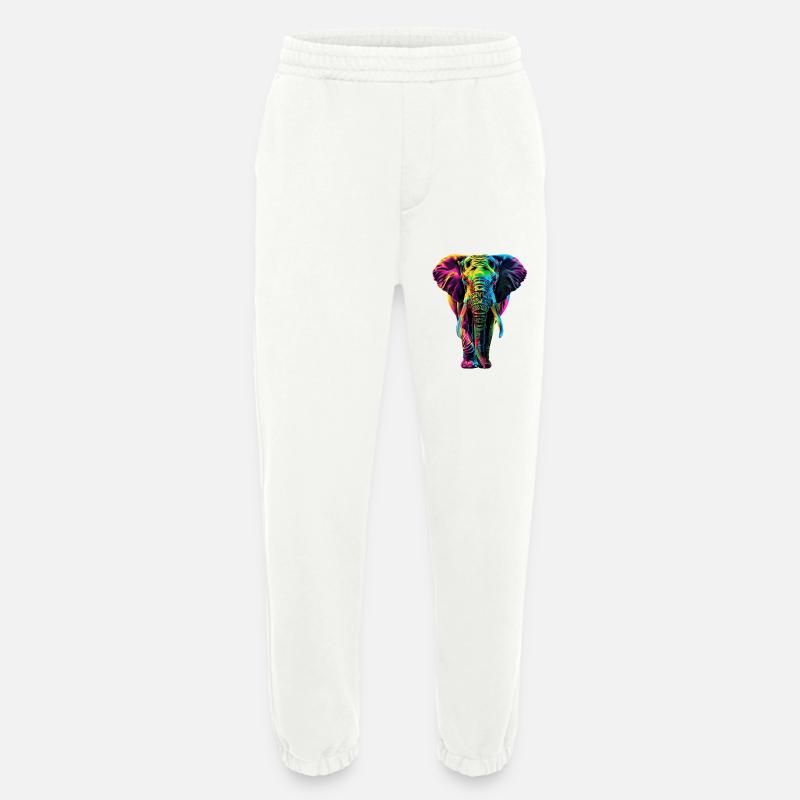 Elefant - Heavyweight Jogginghose - made by SPREAD  - OFF WHITE