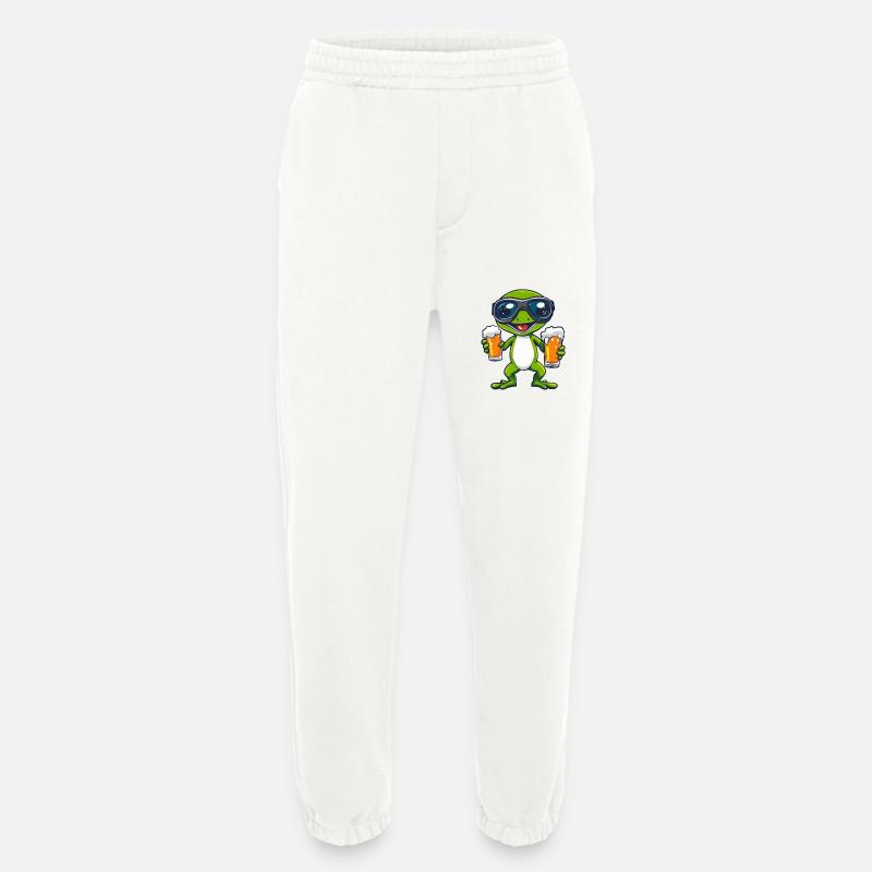 Echse Ski Bier - Heavyweight Jogginghose - made by SPREAD  - OFF WHITE