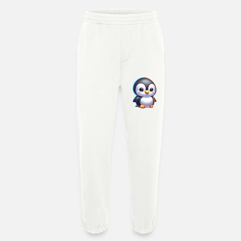 Penguin - Heavyweight Jogging Pants - made by SPREAD  - OFF WHITE
