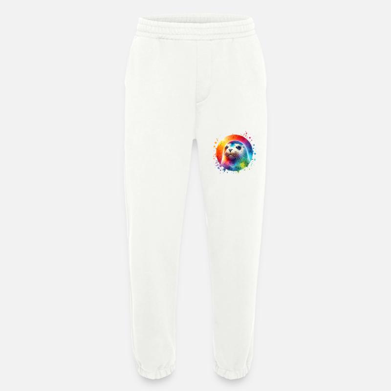 Seal seal - Heavyweight Jogging Pants - made by SPREAD  - OFF WHITE