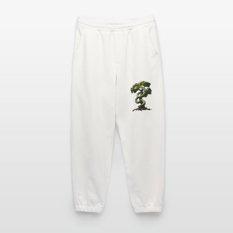 Green Tree Python Snakes Lover Terrarium Heavyweight Jogging Pants - made by SPREAD 