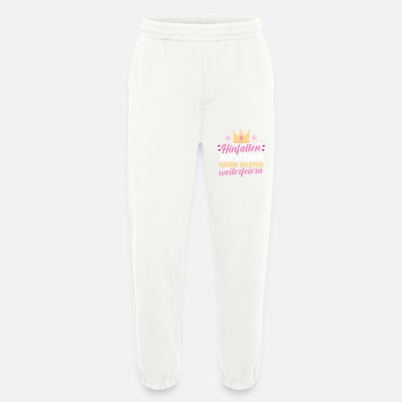 Costume de carnaval Carnaval - Pantalon de jogging bio épais fabriqué en UE - OFF WHITE