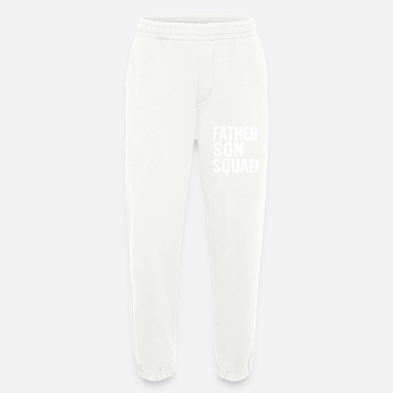 Father Son Squad - Heavyweight Jogging Pants - made by SPREAD  - OFF WHITE