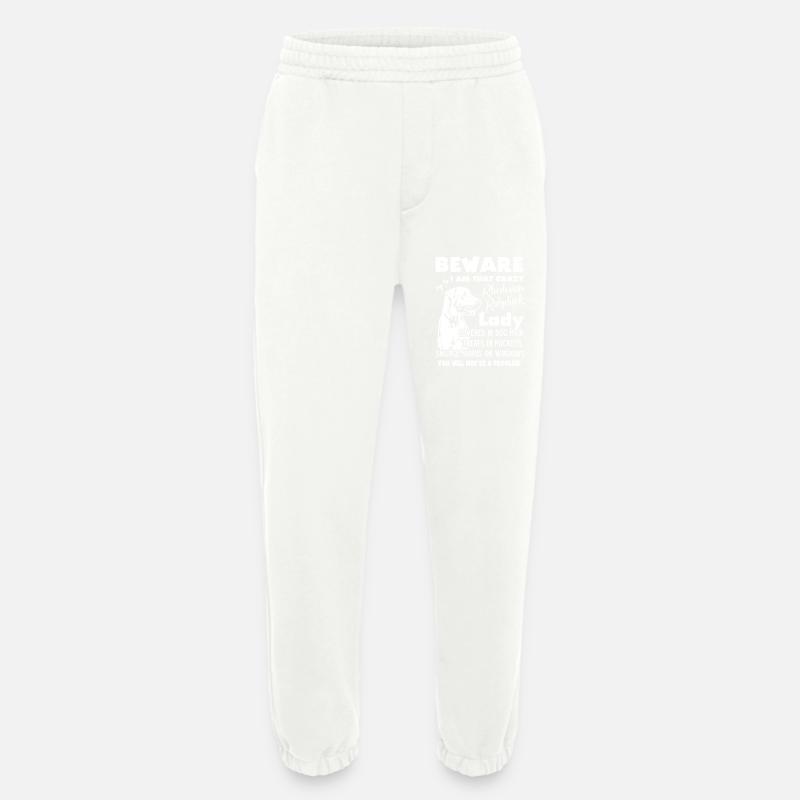 Rhodesian Ridgeback Lady - Heavyweight Jogging Pants - made by SPREAD - OFF WHITE