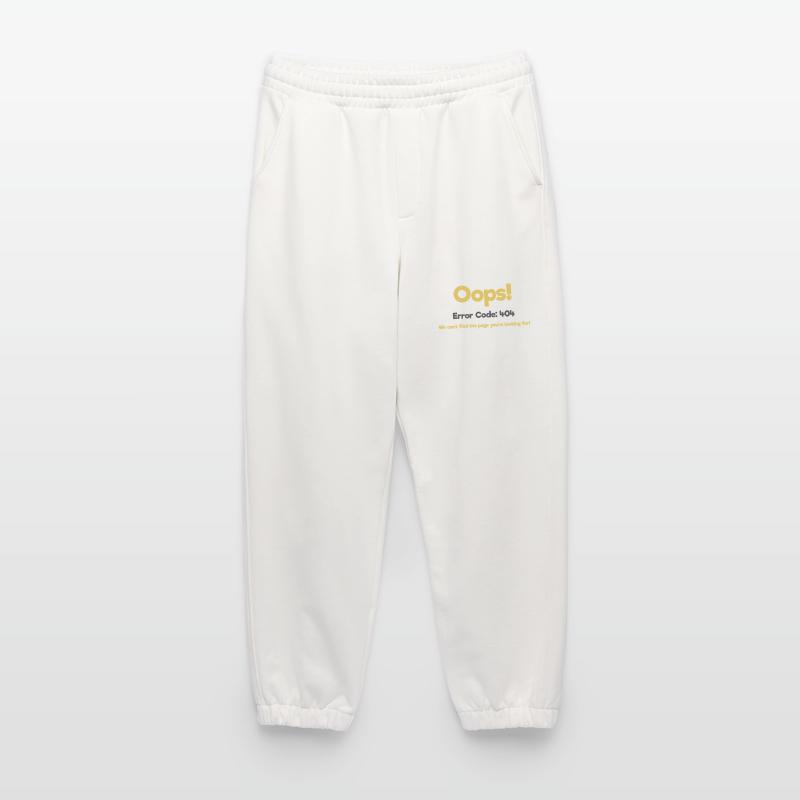 Funny 404 Error Page Design Funny 404 Error Heavyweight Jogging Pants - made by SPREAD 