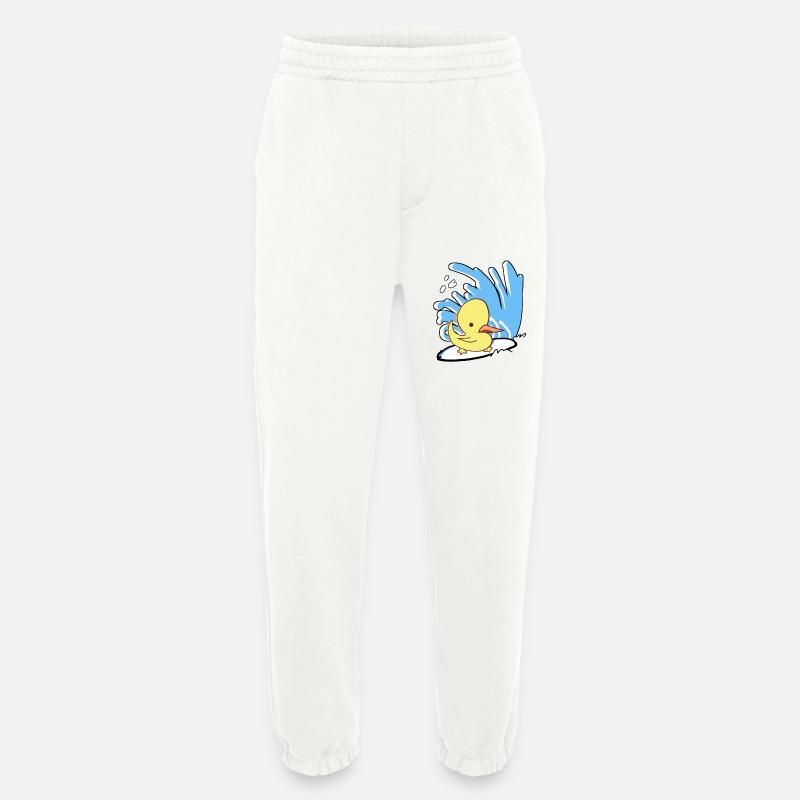 Surfin'Duck - Heavyweight Jogginghose - made by SPREAD  - OFF WHITE