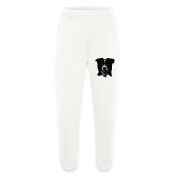 Border Collie - Heavyweight Jogginghose - made by SPREAD  - OFF WHITE - Vorne