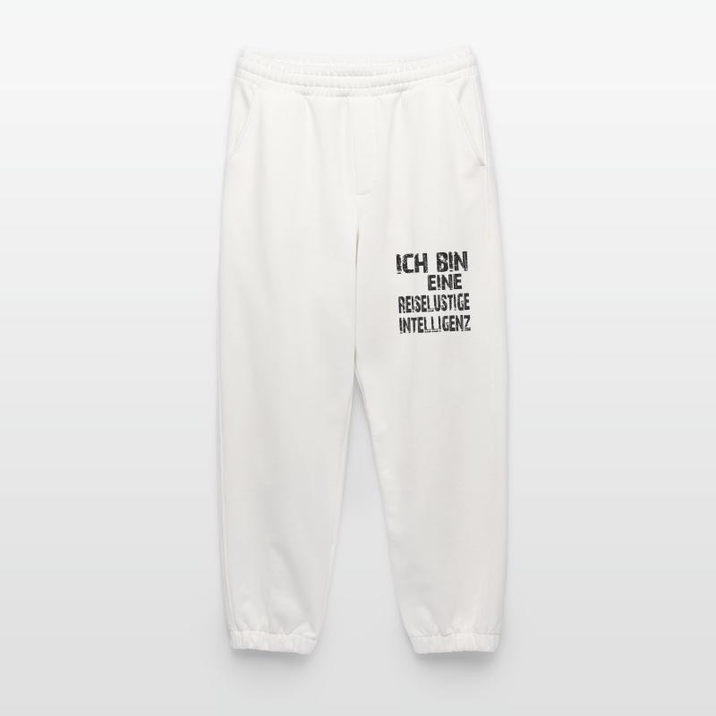 KI Spruch Ich bin eine reiselustige Intelligenz Heavyweight Jogginghose - made by SPREAD 