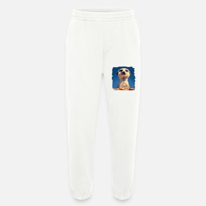 Meerkat Erdmännchen - Heavyweight Jogginghose - made by SPREAD  - OFF WHITE