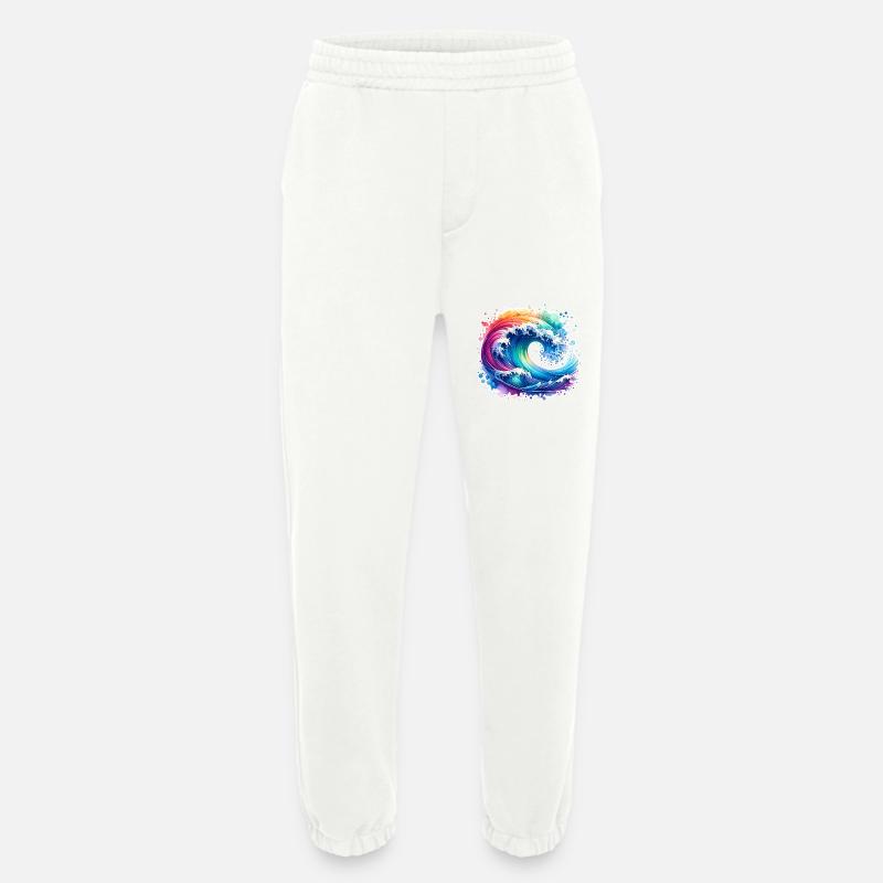 Welle - Heavyweight Jogginghose - made by SPREAD  - OFF WHITE