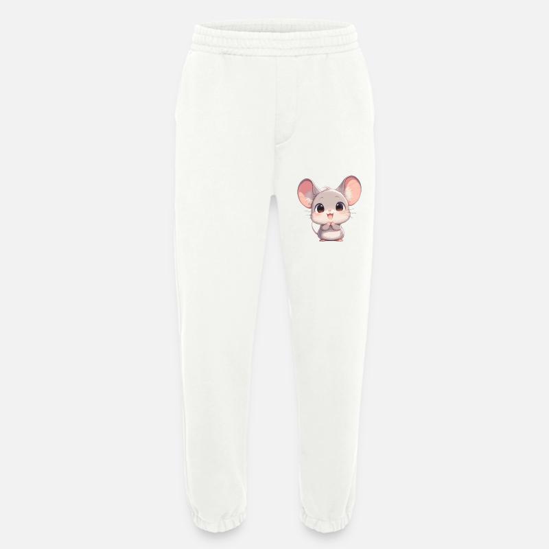 Mäuse Maus - Heavyweight Jogginghose - made by SPREAD  - OFF WHITE