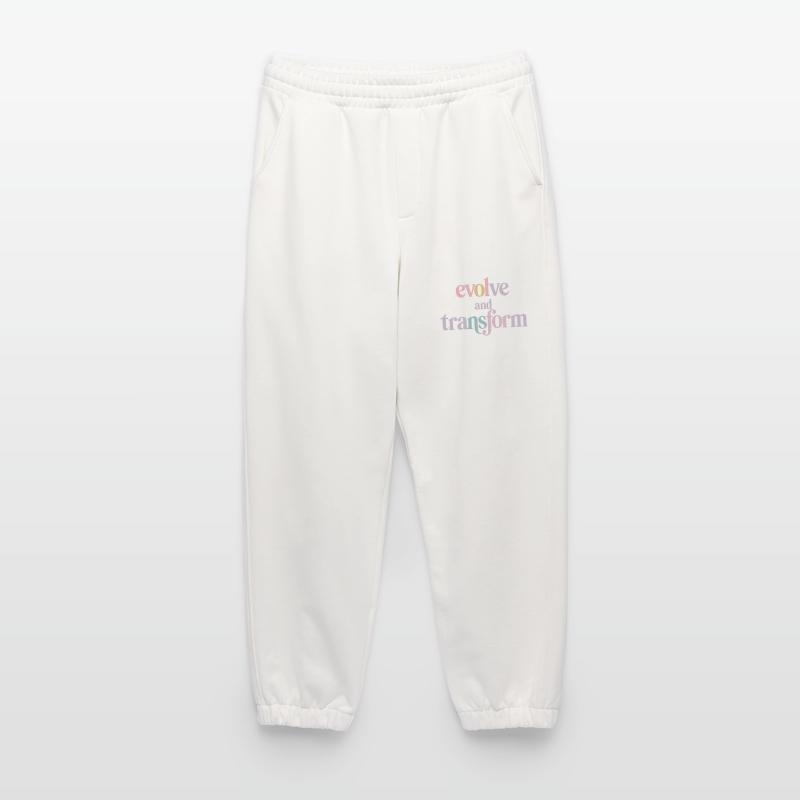 Evolve And Transform Inspirational Heavyweight Jogging Pants - made by SPREAD 