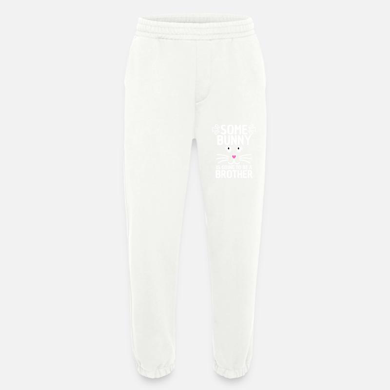 Funny Easter Saying Brother Easter - Heavyweight Jogging Pants - made by SPREAD  - OFF WHITE