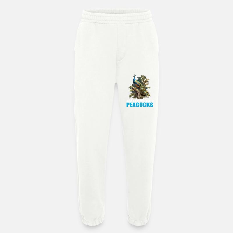Peacocks Peacock - Heavyweight Jogging Pants - made by SPREAD - OFF WHITE