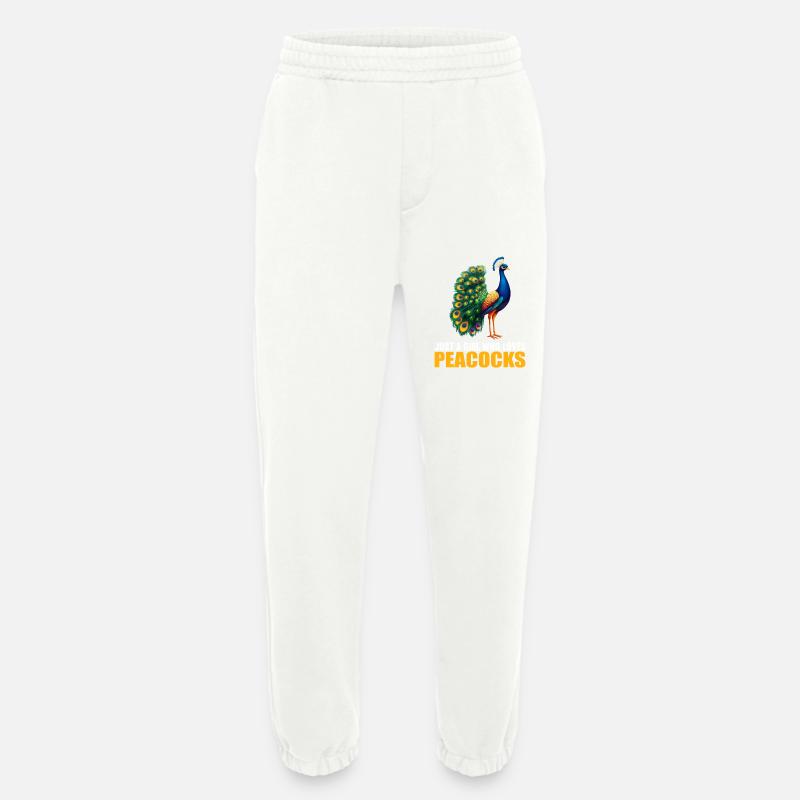 Peacocks Peacock - Heavyweight Jogging Pants - made by SPREAD  - OFF WHITE