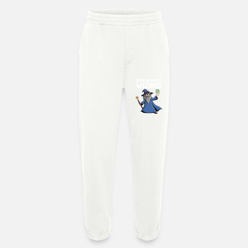 Tabellenkalkulations-Assistent Lustiger Controller Buchhalter - Heavyweight Jogginghose - made by SPREAD  - OFF WHITE