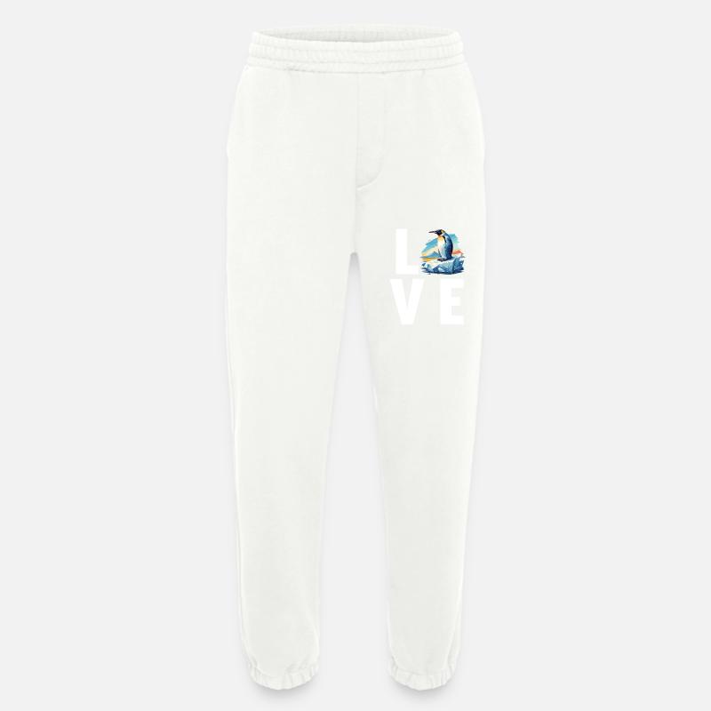 Penguins Penguin - Heavyweight Jogging Pants - made by SPREAD  - OFF WHITE