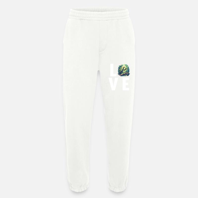 Praying mantises Praying mantis - Heavyweight Jogging Pants - made by SPREAD  - OFF WHITE