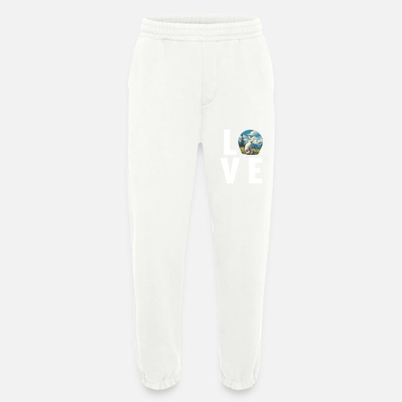 Bunny Bunny - Heavyweight Jogging Pants - made by SPREAD  - OFF WHITE