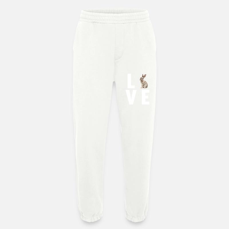 Bunny Bunny - Heavyweight Jogging Pants - made by SPREAD  - OFF WHITE