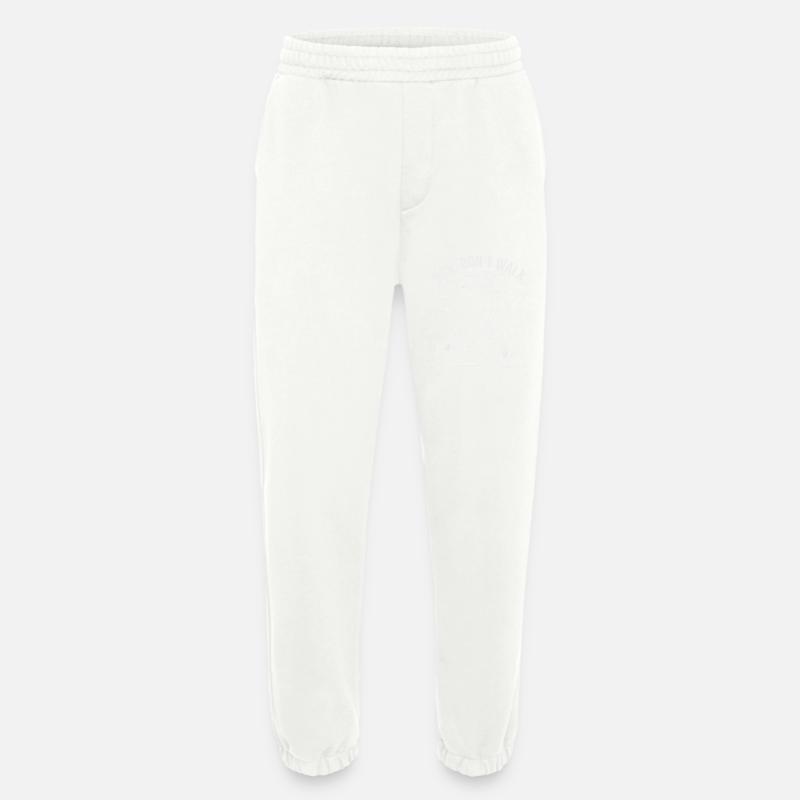 RUN DON T WALK - Heavyweight Jogging Pants - made by SPREAD  - OFF WHITE