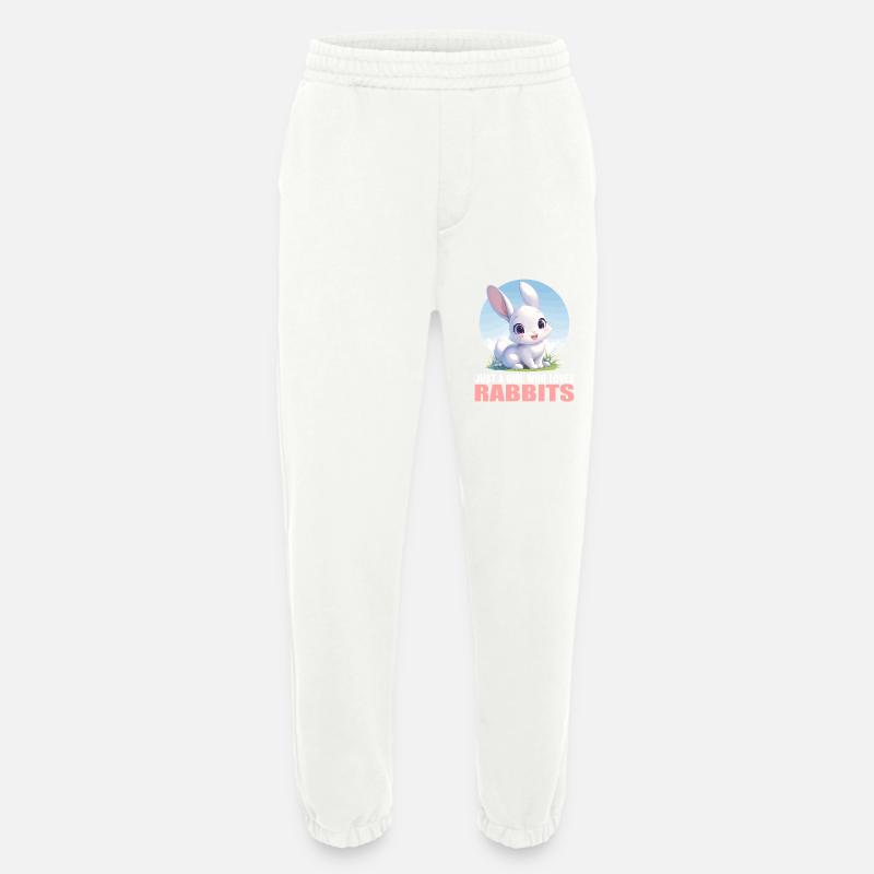 Bunny Bunny - Heavyweight Jogging Pants - made by SPREAD  - OFF WHITE