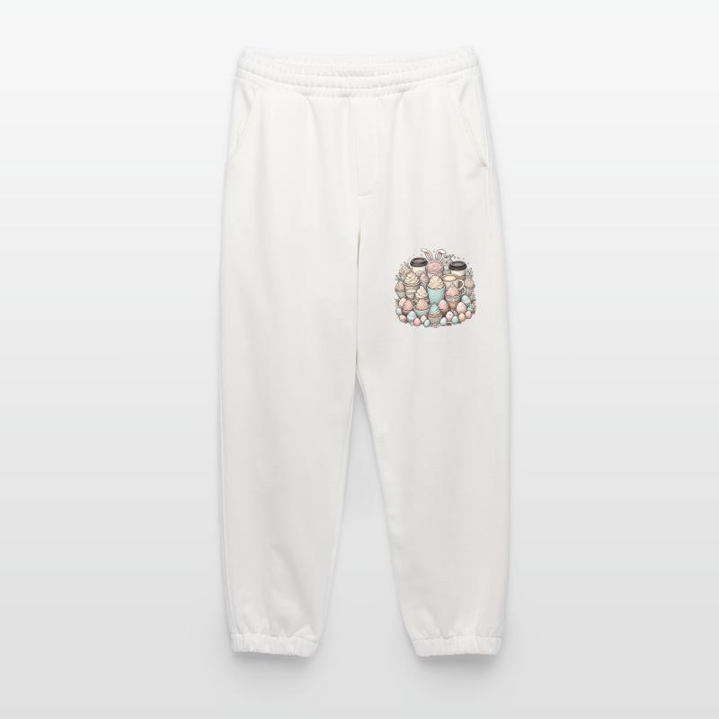 Easter Coffee Easter Bunny Coffee Drinker Heavyweight Jogging Pants - made by SPREAD 
