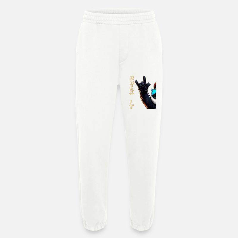 ROCK IT - Heavyweight Jogginghose - made by SPREAD  - OFF WHITE