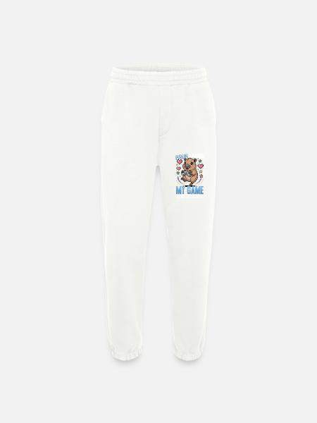 Capybara Gamer Gaming - Heavyweight Jogging Pants - made by SPREAD  - OFF WHITE