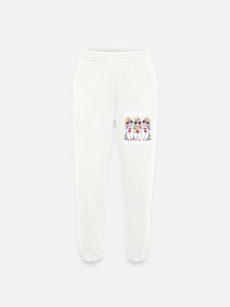 The situation is drunkenness - Heavyweight Jogging Pants - made by SPREAD - OFF WHITE