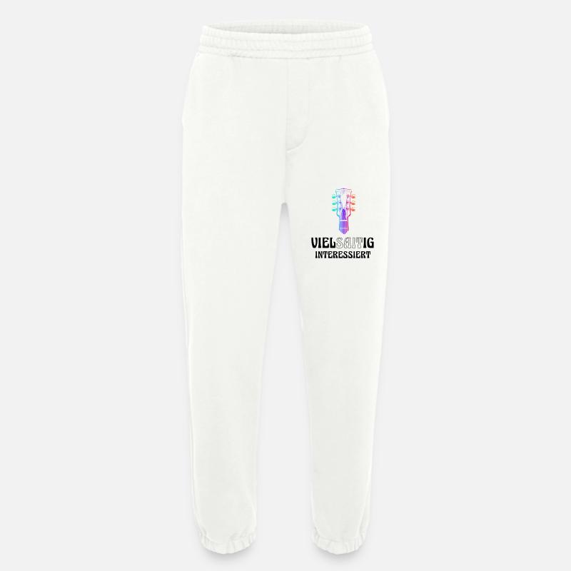 Guitar multi-stringed interested - Heavyweight Jogging Pants - made by SPREAD  - OFF WHITE