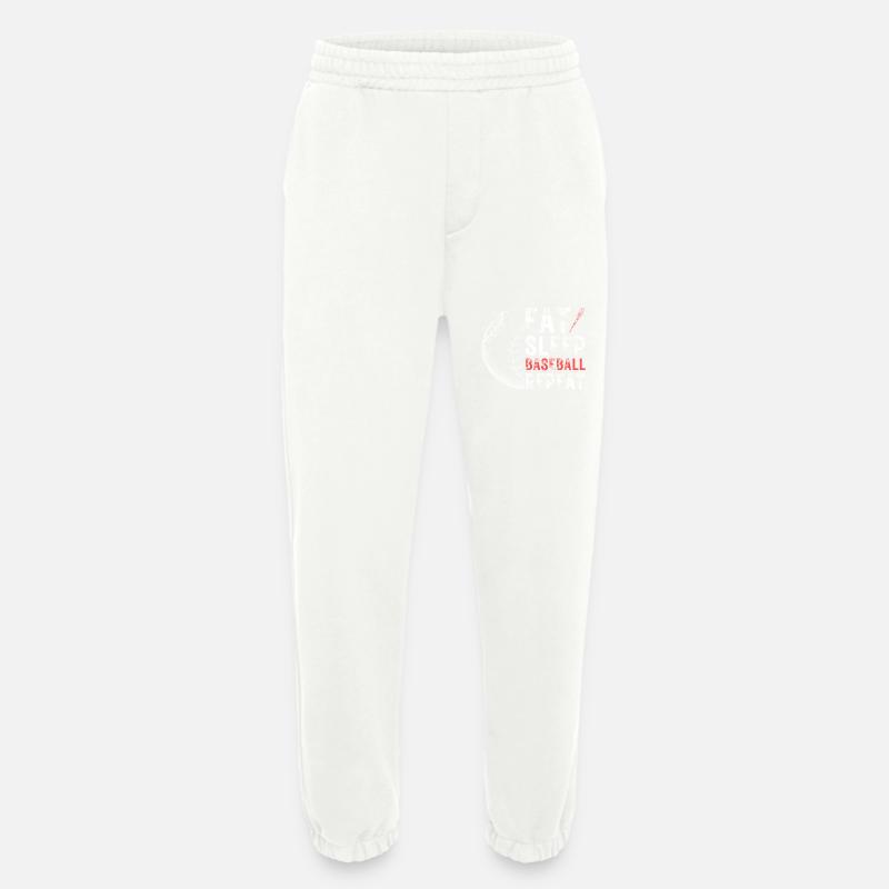 Baseball Fan Spruch Baseballteam - Heavyweight Jogginghose - made by SPREAD  - OFF WHITE
