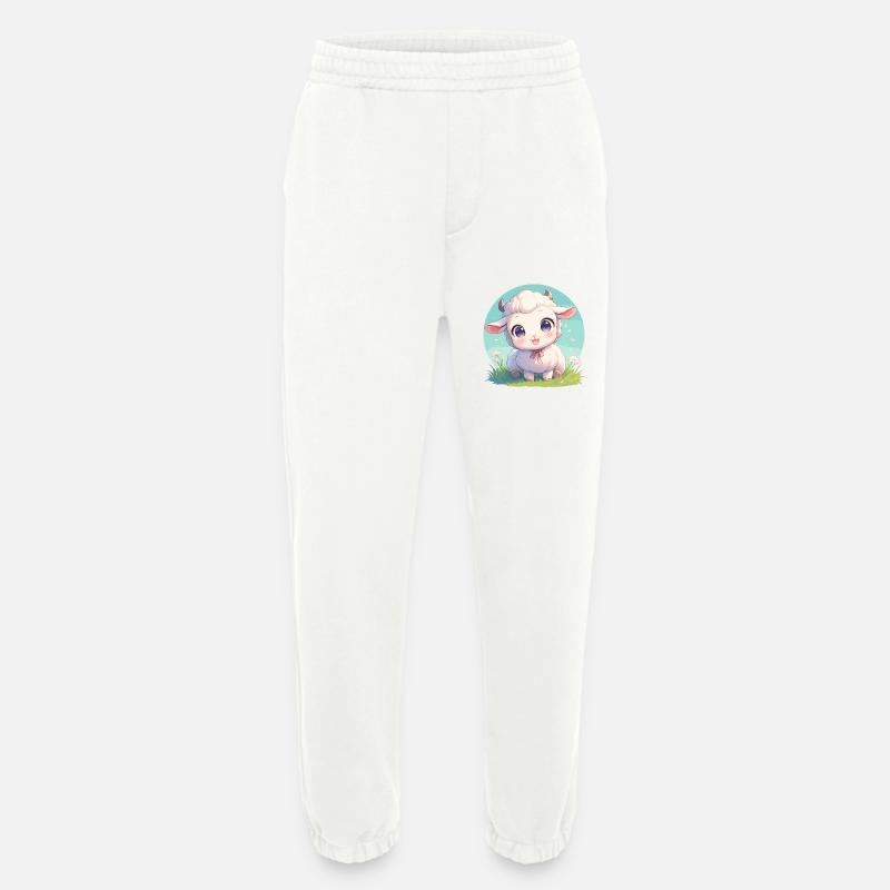 Sheep Sheep - Heavyweight Jogging Pants - made by SPREAD  - OFF WHITE