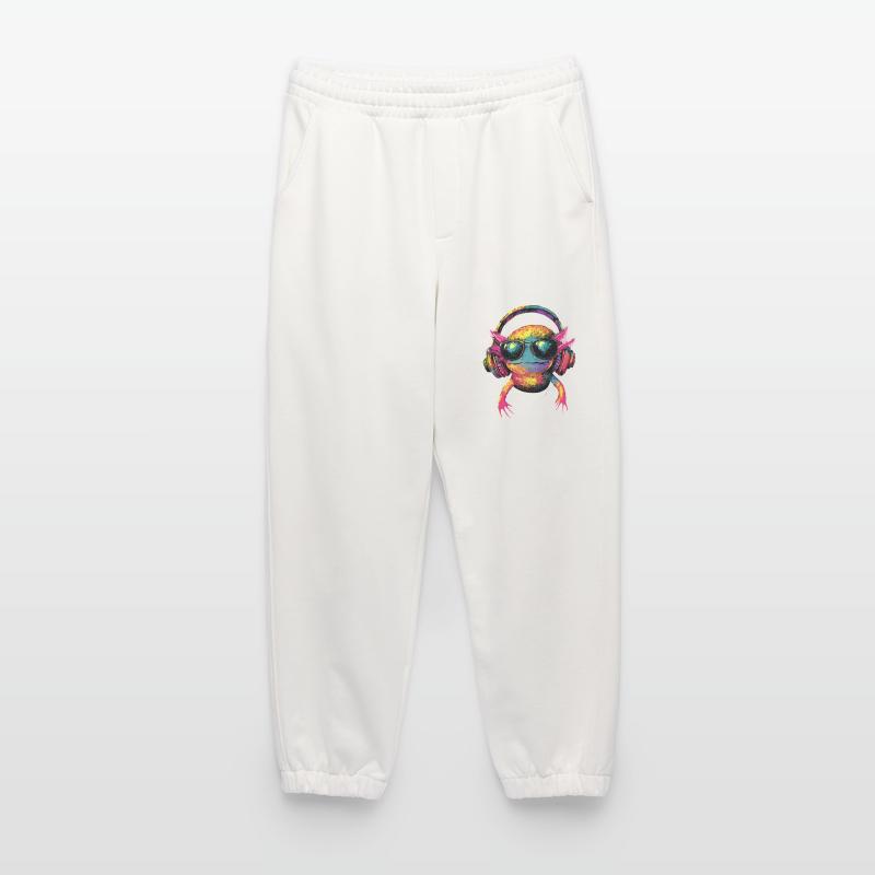 Axolotl Petite queue de triton Queue mignon Axolotl Pantalon de jogging bio épais fabriqué en UE