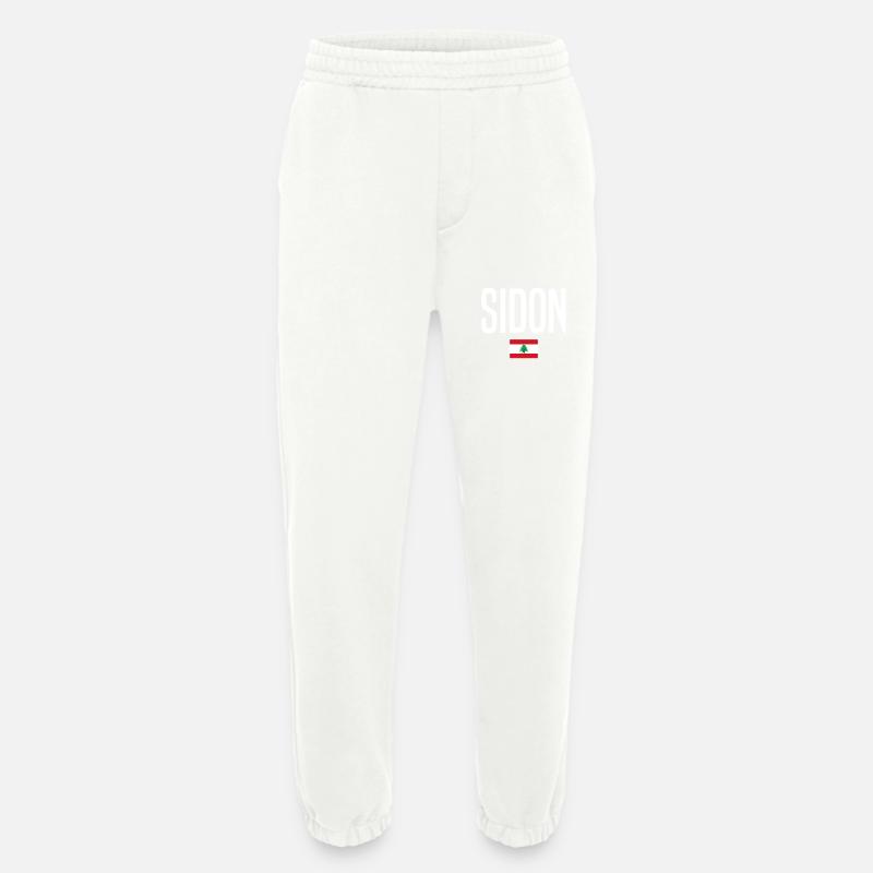 Sidon Libanon - Heavyweight Jogginghose - made by SPREAD  - OFF WHITE