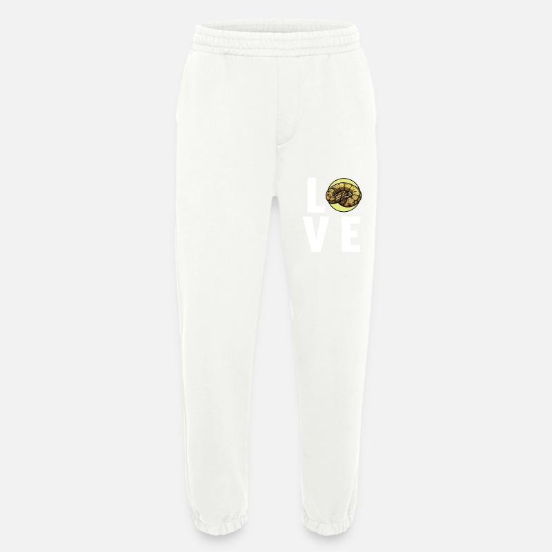 Ball Python Königspythons Königspython - Heavyweight Jogginghose - made by SPREAD  - OFF WHITE