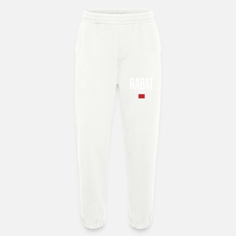 Rabat, Morocco - Heavyweight Jogging Pants - made by SPREAD - OFF WHITE