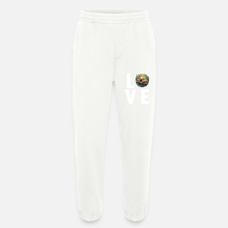 Faultiere Faultier - Heavyweight Jogginghose - made by SPREAD - OFF WHITE