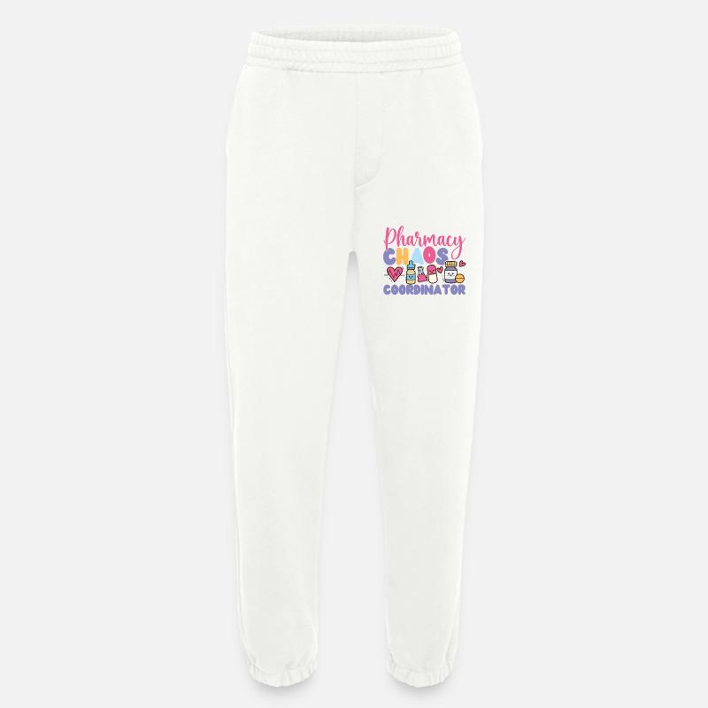 Pharmacy Tech Technician - Heavyweight Jogginghose - made by SPREAD  - OFF WHITE