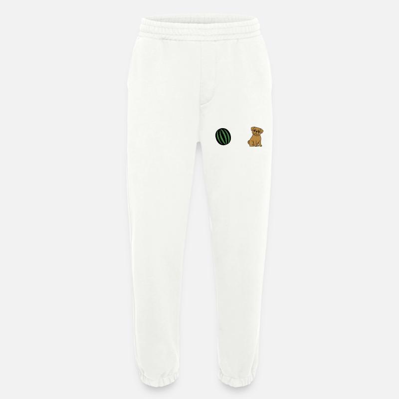 Mops & Melone - Heavyweight Jogginghose - made by SPREAD  - OFF WHITE