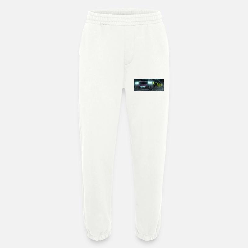 Blitzkaros Neonstreifen Auto - Heavyweight Jogginghose - made by SPREAD  - OFF WHITE