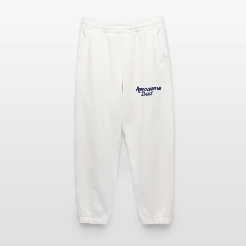 Bold Blue Gradient Awesome Dad Heavyweight Jogging Pants - made by SPREAD 