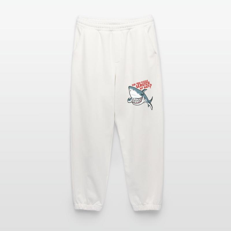 Great White Shark Scratch My Back Heavyweight Jogging Pants - made by SPREAD 