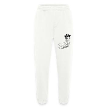 gecko pirate sailor capitaen seaman seebaer sc - Heavyweight Jogging Pants - made by SPREAD  - OFF WHITE - Front