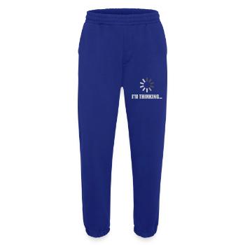 I'm Thinking - Loading Icon - Heavyweight Jogging Pants - made by SPREAD  - Iconic Blue - Front