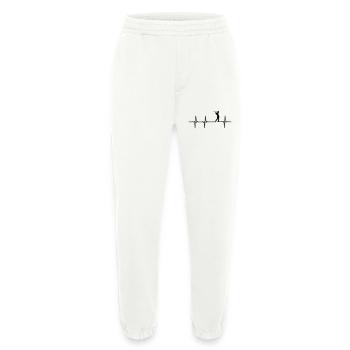 Golfers pulse - Heavyweight Jogging Pants - made by SPREAD  - OFF WHITE - Front